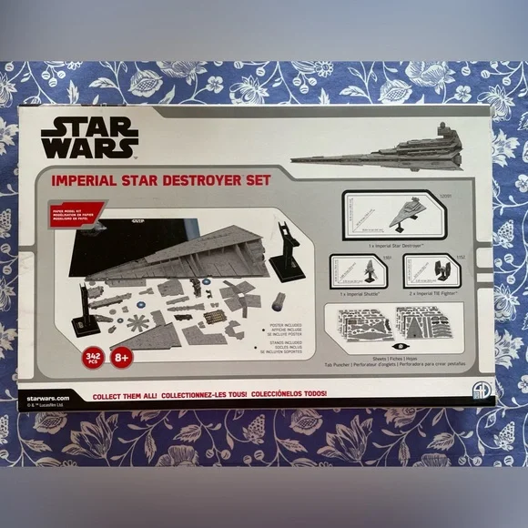 Star Wars Imperial Destroyer Set. Paper Model Kit. - Picture 2 of 6